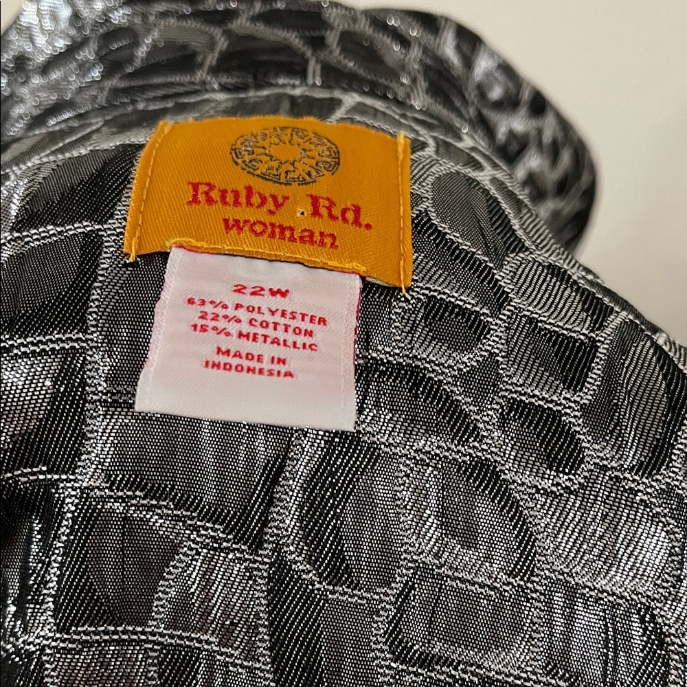 Ruby Rd. Metallic Crocodile Jacket - image 7